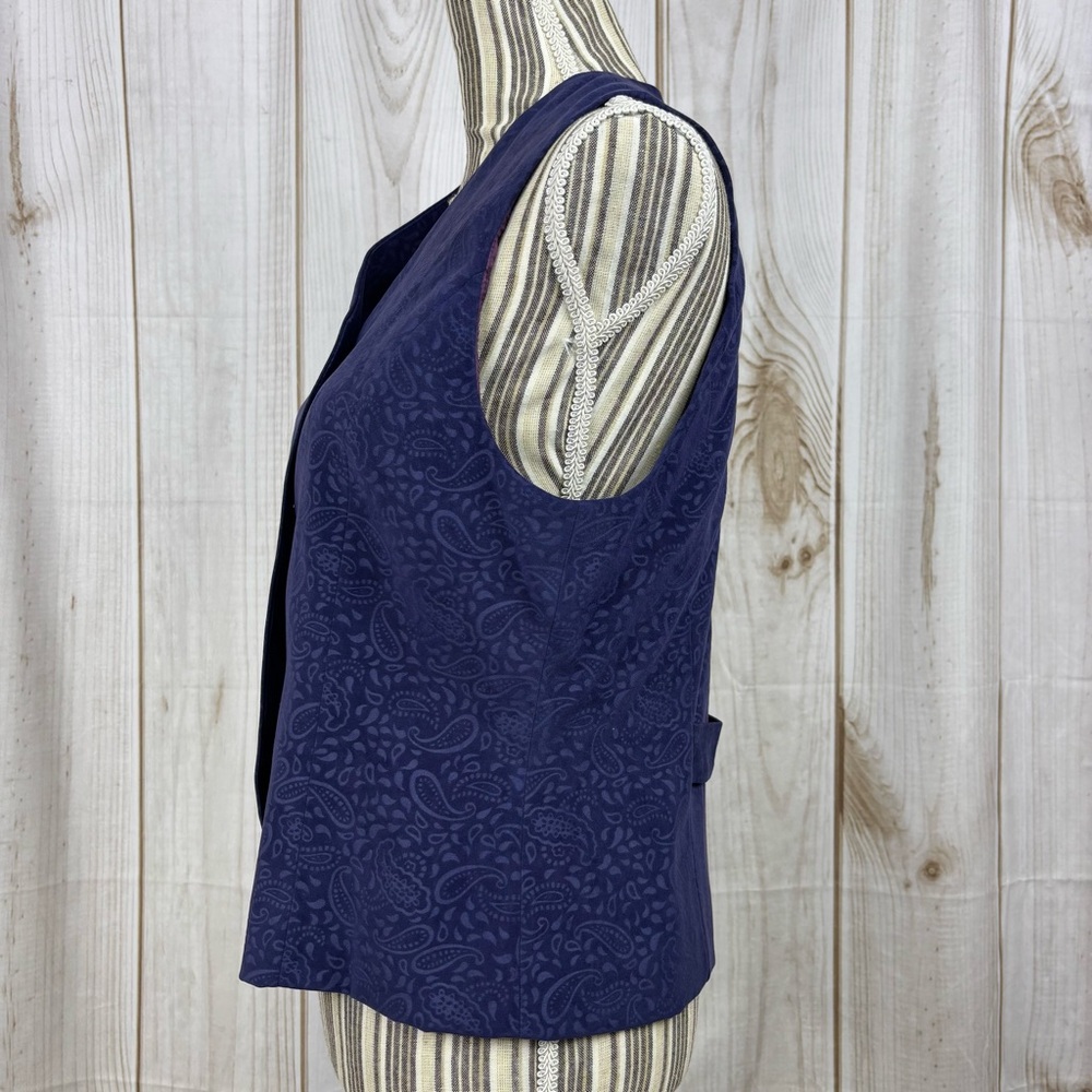 Vintage Petite Sophisticate 90's Classic 2Pc Set V-Neck Vest Pencil Skirt Size 8 - Picture 6 of 16